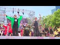 4k 総踊りおどり隊　どまつり 2018　本祭2日目　ジュニア大会　ゲスト演舞 中央