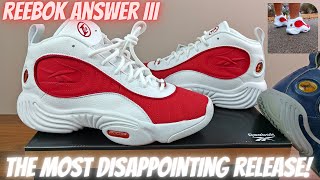 Reebok Answer 3 - White And Red - I Am Crying Right Now!