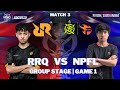 RRQ AKIRA VS NIP FLASH | MSC 2024 GROUP STAGE | GAME 1