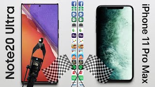Note 20 Ultra vs. iPhone 11 Pro Max Speed Test