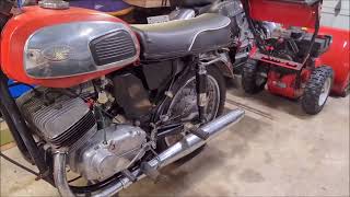 JAWA 350 Barn Find Restoration - Part 1