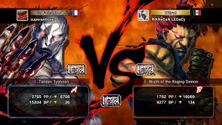 [USF4] superantione (Seth) vs. RiNNeGaN LEGaCy (Akuma) [Ranked Match]