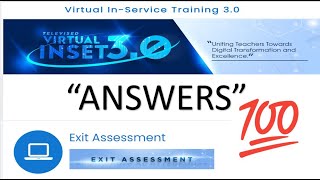 VINSET 3.0 EXIT ASSESSMENT ANSWERS 100%