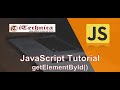 18. JavaScript Tutorial | getElementById() Method with example