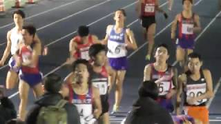 日体大記録会5000m35組 石田光輝(中大2018年度新入生)14’24”27PB 2017.11.12