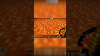 Minecraft but I fishing on lava #goal #easiest
