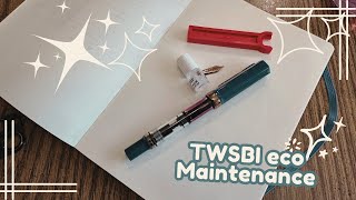 TWSBI eco fountain pen Maintenance Walkthrough || Nib exchange, disassembly, and more