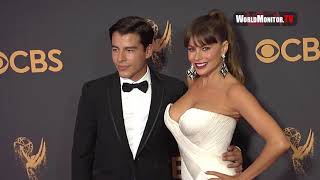 Sofia Vergara and son Manolo Gonzalez at 2017 Emmy Awards