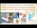 Ep4: Use of Machine Learning in Healthcare (with k nearest neighbors)