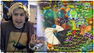 xQc tries to beat New Lych AGAIN in Bloons TD6 (with chat)