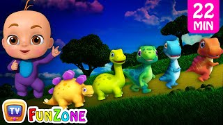 Five Little Dinos & Many More 3D Nursery Rhymes & Songs for Kids - Dinosaur Rhymes by ChuChu TV