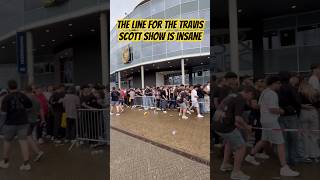 Travis Scott UTOPIA Concert Line #hiphopartist #utopiatour #moshpit #travisscottconcert #rapper