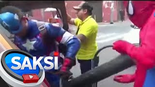 Mga naka-superhero costume na pulis, nagsagawa ng drug raid | Saksi