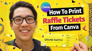 How To Print Raffle Tickets From Canva (Event Access) || 2026 TUTORIAL