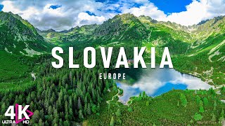 FLYING OVER SLOVAKIA 4K UHD - Relaxing Music Along With Beautiful Nature Videos - 4K Video UltraHD