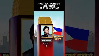 World top 10 richest boxers 2023 (3d comparison) | Global Facts 3d