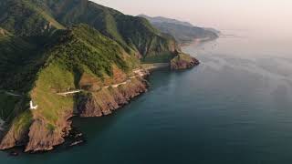 角田山　灯台周辺　夕日　　♯空翔ぶネコ