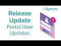 Release Update - Portal User Updates