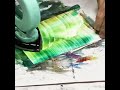 Encaustic Art - Painting trees in a Forest