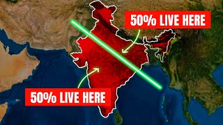 आख़िर क्यों इस छोटी सी जगह में India की आधी आबादी रहती है? India's Population Pattern