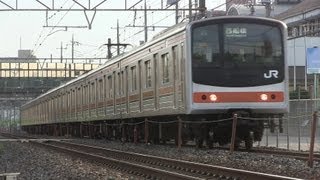 FHD JR武蔵野線205系5000番台千ケヨM35編成メルヘン顔 西船橋行き 東浦和～東川口通過