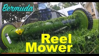 Mowing Low: Sun Joe Manual Reel Mower + Cultural Practices