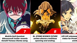 Anime Latest News | January  11  | Dr. STONE | WIND BREAKER  and more