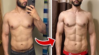 Fat to Lean Body Transformation | Step by Step Diet & Pictures
