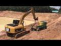 จัดเต็มอุ้ม เต็มกล่อง cat320d gc u0026 track excavator ep.139