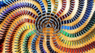 My BEST Domino Spiral Yet! | 24,000 Dominoes w/ MarDominoes (pt. 3/5)