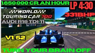 GT7|Audi R18 TDI '11|WTC 700PP circuit de la sarthe|V1.52