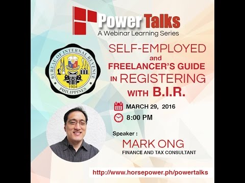 PowerTalks 09 - Self-employed and Freelancer's Guide in Registering with B. I. R. PowerTalks 09 - Self-employed and Freelancer's Guide in Registering with B. I. R.