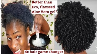 diy hair gel for natural hair /No flaxseed/aloe vera gel