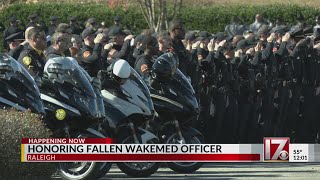 Honoring fallen WakeMed officer in Raleigh