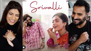 SRIVALLI Song REACTION!! | Pushpa - The Rise | Allu Arjun, Rashmika | Javed Ali | Sukumar | Hindi