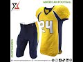 American Football uniform customized by Xelme Enterprises Manufacturer & Exporters Of Sports Wears