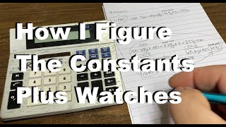 How I Derive The Constants for Inquarting