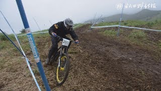 マウンテンバイク疾走　田沢湖でフェス