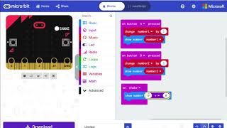 How to create a sum calculator with Micro:bit !!!5 minute Micro:bit experiments!!!