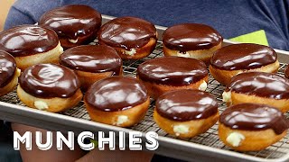 Homemade Boston Cream Donuts | The Cooking Show