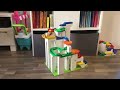 new hubelino marble run with two funnels