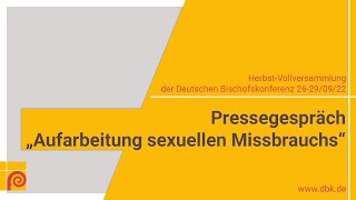 Pressegespräch zur Herbst-Vollversammlung