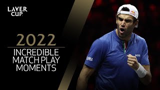 10 Incredible Match Play Moments | Laver Cup London 2022
