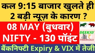 Nifty Analysis & Target For Tomorrow | Banknifty Wednesday 08 May Nifty Prediction For Tomorrow