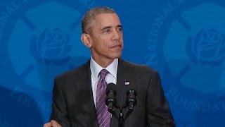 The President Speaks at the 34th Fallen Firefighters Memorial Service