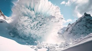 Extreme Avalanches Caught On Camera | Raw Footage #avalanche #weather #snow