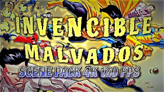 INVENCIBLES MALVADOS \\\ SCENE PACK 4K 120 FPS /// COMICS ANIMATION
