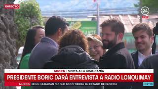 Segundo día de visita del Presidente Boric a La Araucanía | 24 Horas TVN Chile