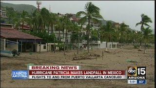 Hurricane Patricia makes landfall in Mexico