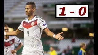 Goal of Davie Selke - GERMANY vs DENMARK (1-0) European under-21 of poland 06/21/2017